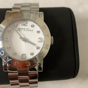 Marc Jacobs -Amy white dial Stainless Steel watch